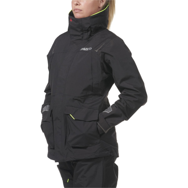 2026 Musto Kvinder Br1 Channel Jakke 82405 - Sort